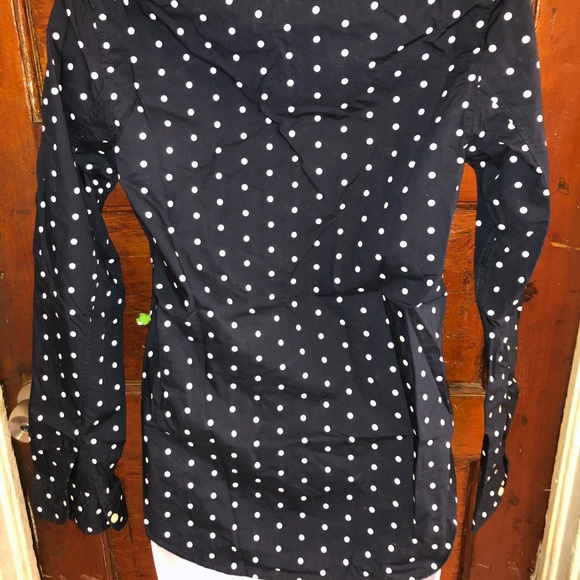 Gap White Polka Dots Long Sleeve - Picture 5 of 16